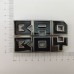 Sprādze 40 mm melnais niķelis